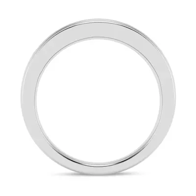 Channel-Set Grooved Lab Diamond Band (6.4mm)