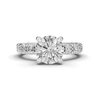 Tradition Hidden Halo Lab Pavé Engagement Ring (1.00ct. tw.)