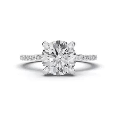 Tradition Pavé Lab Shared Prong Engagement Ring (1/5ct. tw.)