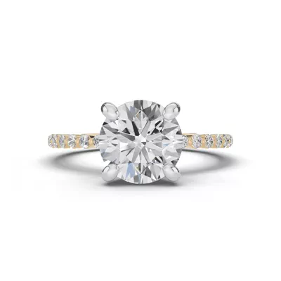 Tradition Pavé Lab Shared Prong Engagement Ring (1/5ct. tw.)