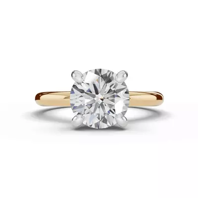 Tradition Hidden Halo Lab Engagement Ring (2mm)