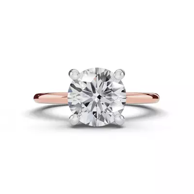 Signature Hearts & Arrows Hidden Halo Euroshank Lab Engagement Ring (1.5mm)