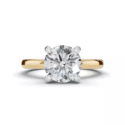 Signature Hearts & Arrows Hidden Halo Euroshank Lab Engagement Ring (2mm)