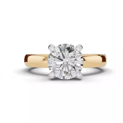 Signature Hearts & Arrows Hidden Halo Euroshank Lab Engagement Ring (3mm)