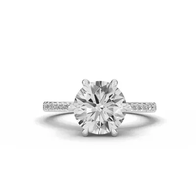Tradition Cathedral Pavé Lab Engagement Ring (0.20 ct. tw.)