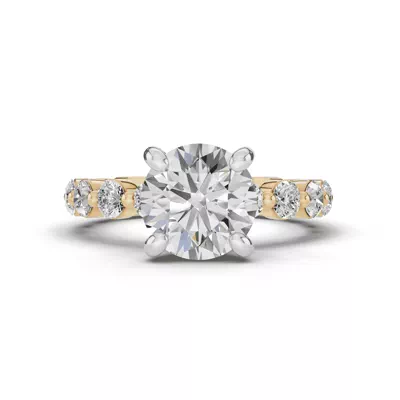 Tradition Pavé Shared Prong Engagement Ring (.95ct. tw.)