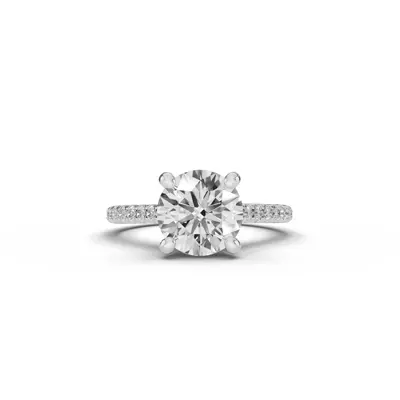 Tradition Pavé Cathedral Engagement Ring (1/5ct. tw.)