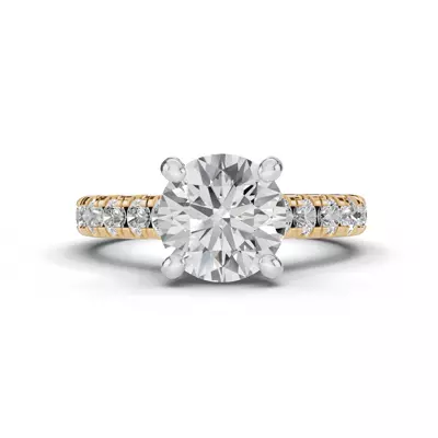 Tradition Pavé Cathedral Engagement Ring (.70ct. tw.)