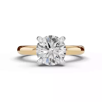 Signature Hearts & Arrows Hidden Halo Engagement Ring (2.7mm)