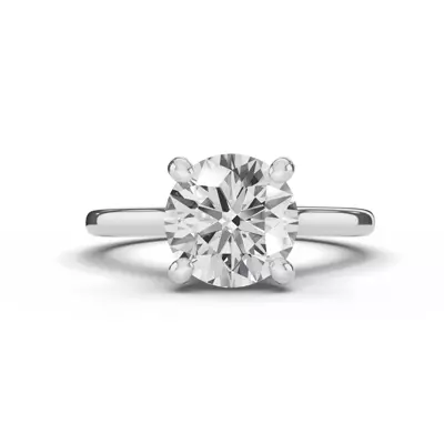 Tradition Hidden Halo Cathedral Engagement Ring (2mm)