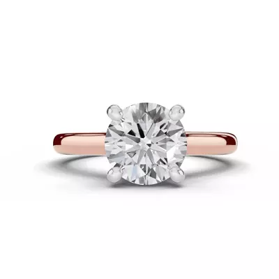 Tradition Hidden Halo Cathedral Engagement Ring (2.7mm)
