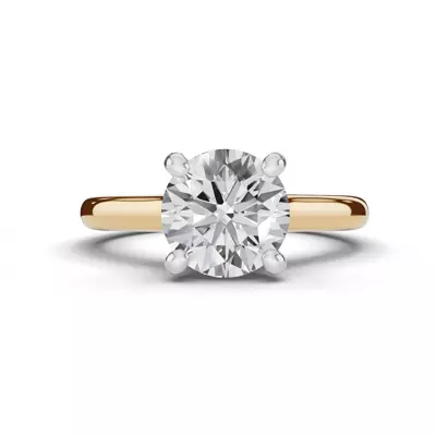 Tradition Hidden Halo Cathedral Engagement Ring (2.7mm)