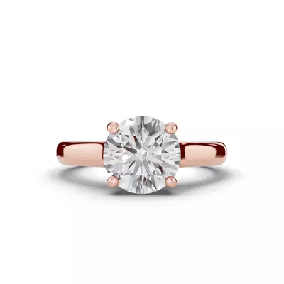 Tradition Cathedral Trellis Solitaire Engagement Ring (2.5mm)