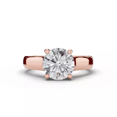 Tradition Cathedral Trellis Solitaire Engagement Ring (3.5mm)