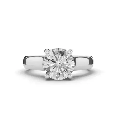 Tradition Cathedral Trellis Solitaire Engagement Ring (3.5mm)