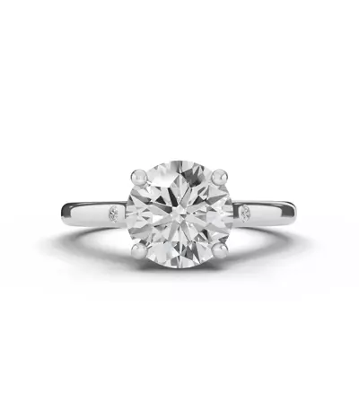 Tradition Trellis Diamond Accent Engagement Ring (1.8mm)