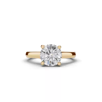 Forma Euroshank Solitaire Engagement Ring