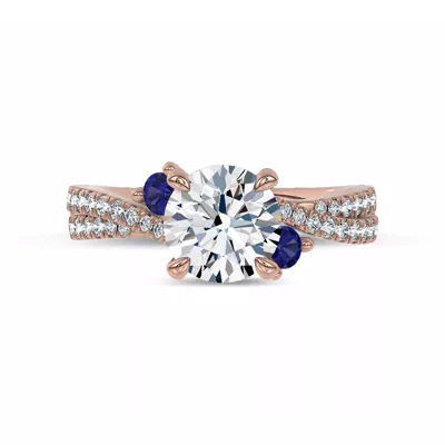 Nocturne Sapphire Engagement Ring by Christian Siriano