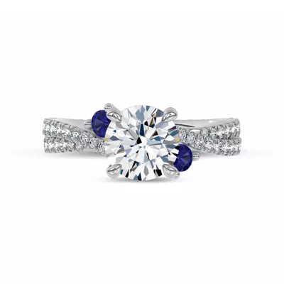 Nocturne Sapphire Engagement Ring by Christian Siriano