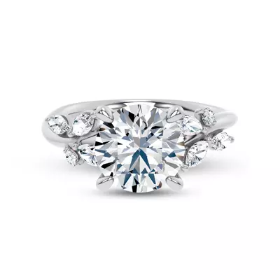 Bellora Pavé Twist Engagement Ring - 14K Yellow Gold