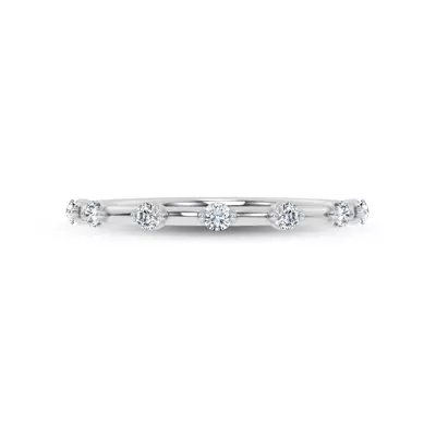 Starlight Spaced Round Diamond Band