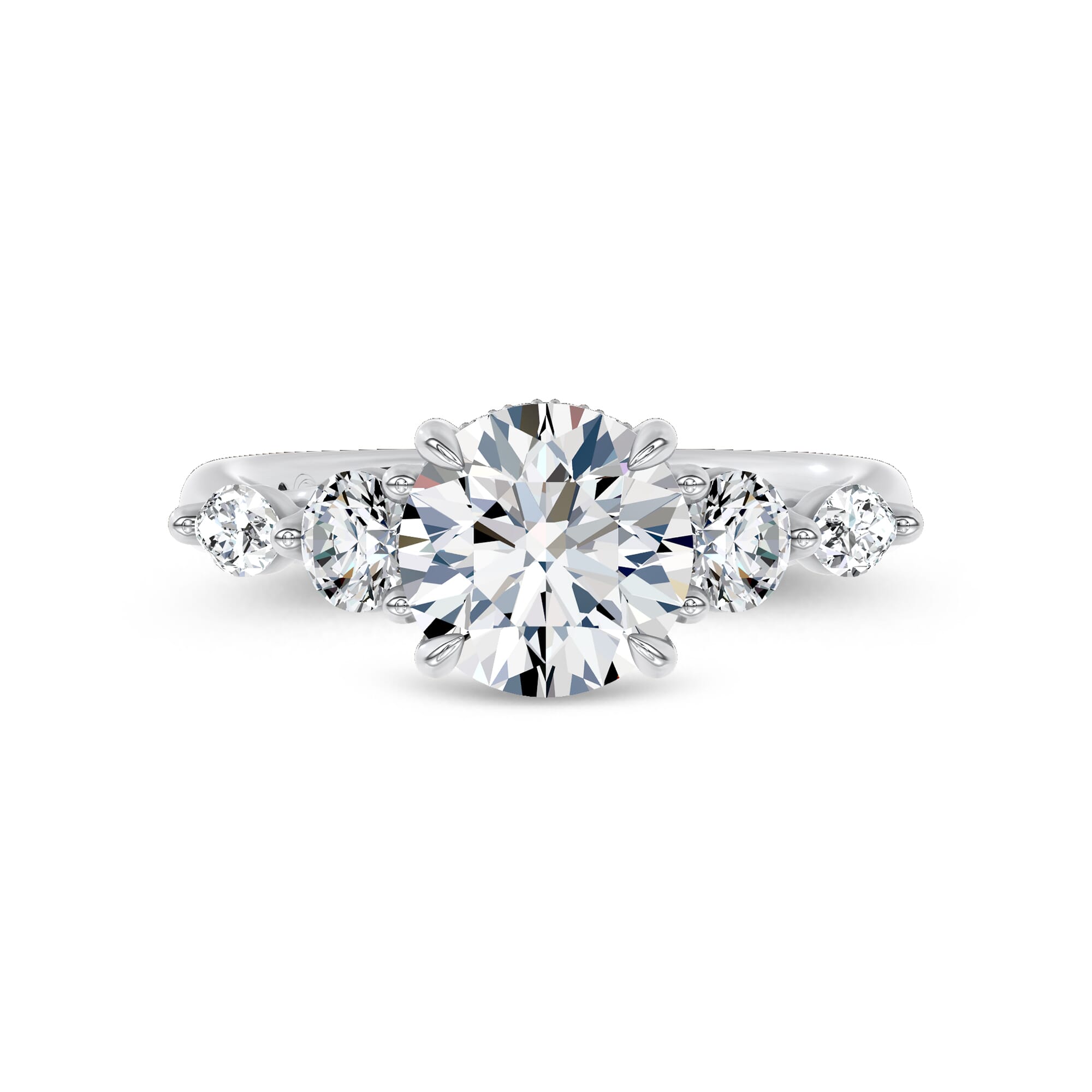 Kerry Mixed Shape Lab Engagement Ring