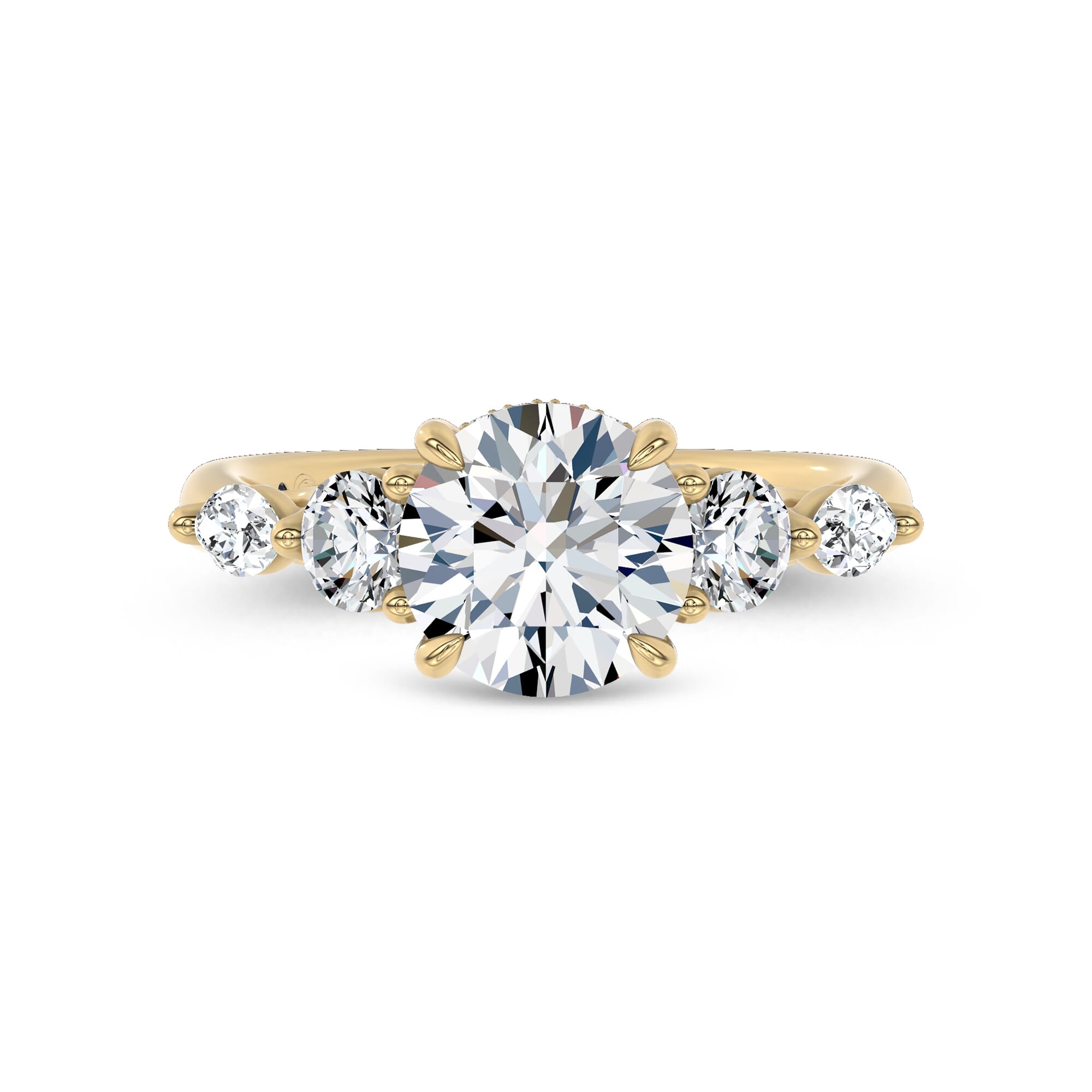 Kerry Mixed Shape Lab Engagement Ring