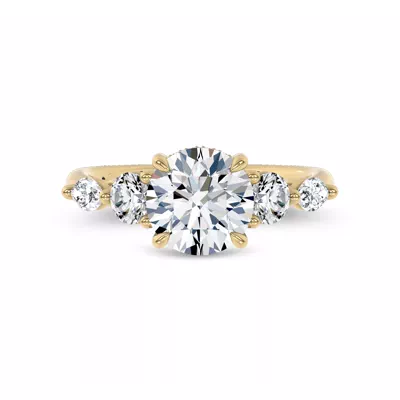 Kerry Mixed Shape Lab Engagement Ring