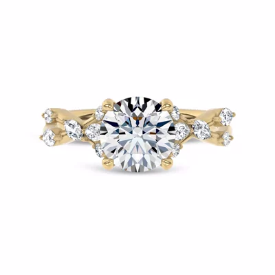 Jardin Valentina Mixed Shape Engagement Ring by Christian Siriano