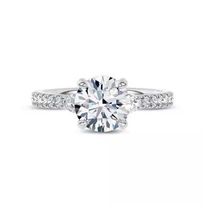 Ardora Pear Lab Engagement Ring by Christian Siriano