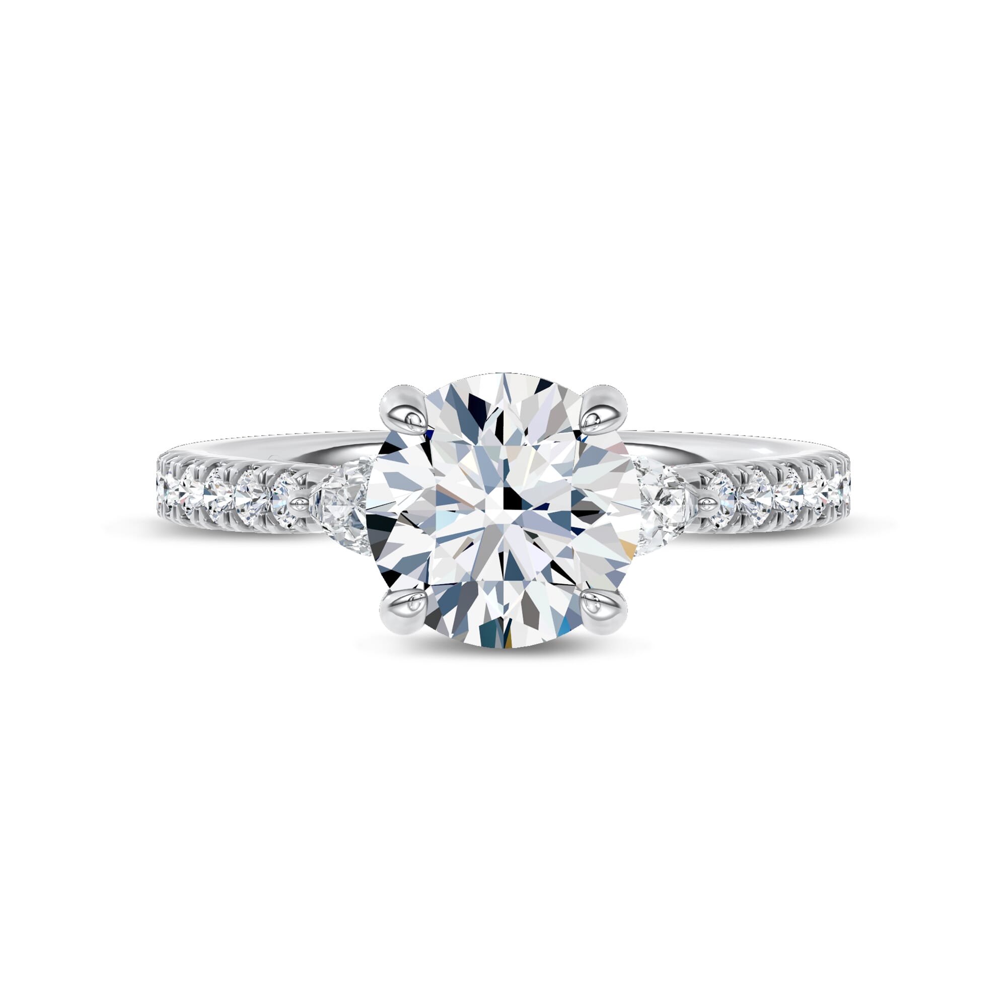 Ardora Pear Lab Engagement Ring by Christian Siriano