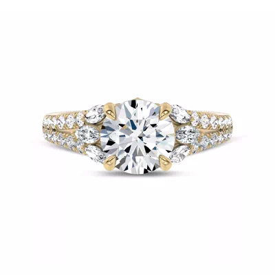 Blooming Marquise Pavé Lab Engagement Ring by Christian Siriano