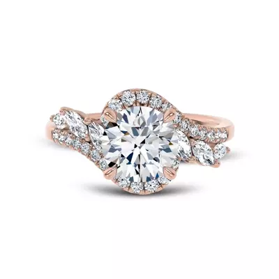 Envol Pavé Lab Engagement Ring by Christian Siriano