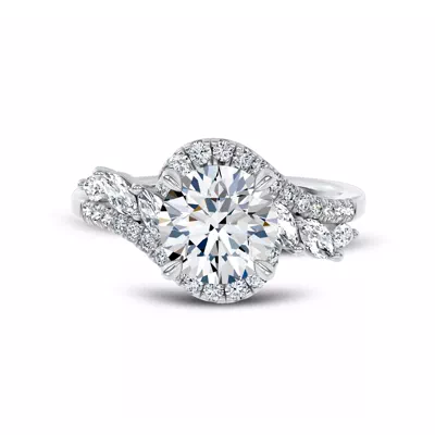 Envol Pavé Engagement Ring by Christian Siriano