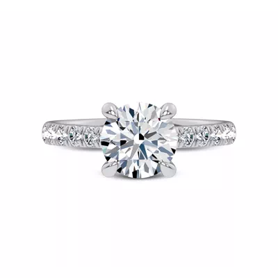 Joye Pavé Lab Engagement Ring by Christian Siriano