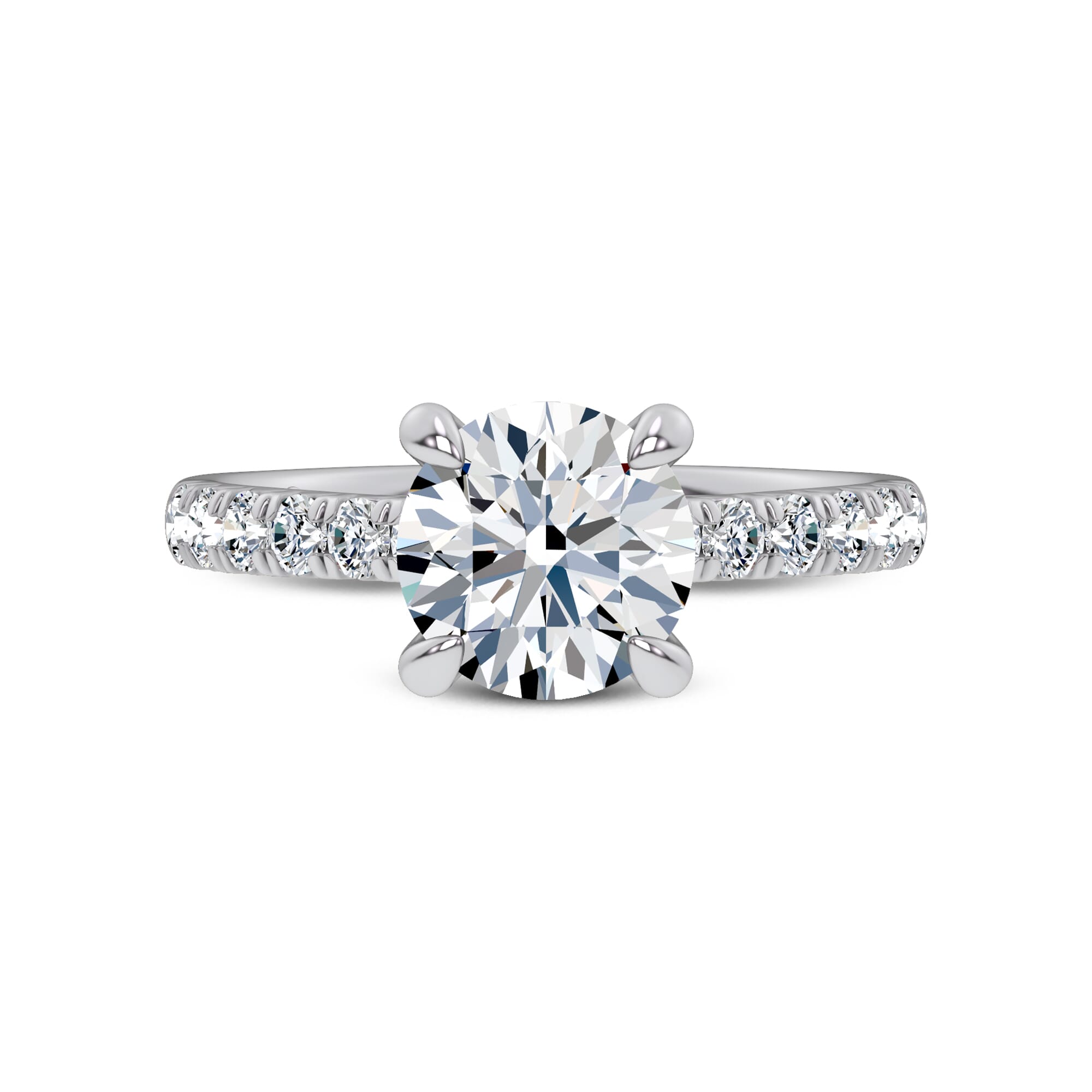 Joye Pavé Lab Engagement Ring by Christian Siriano