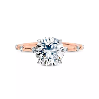 Starlight Spaced Diamond Engagement Ring