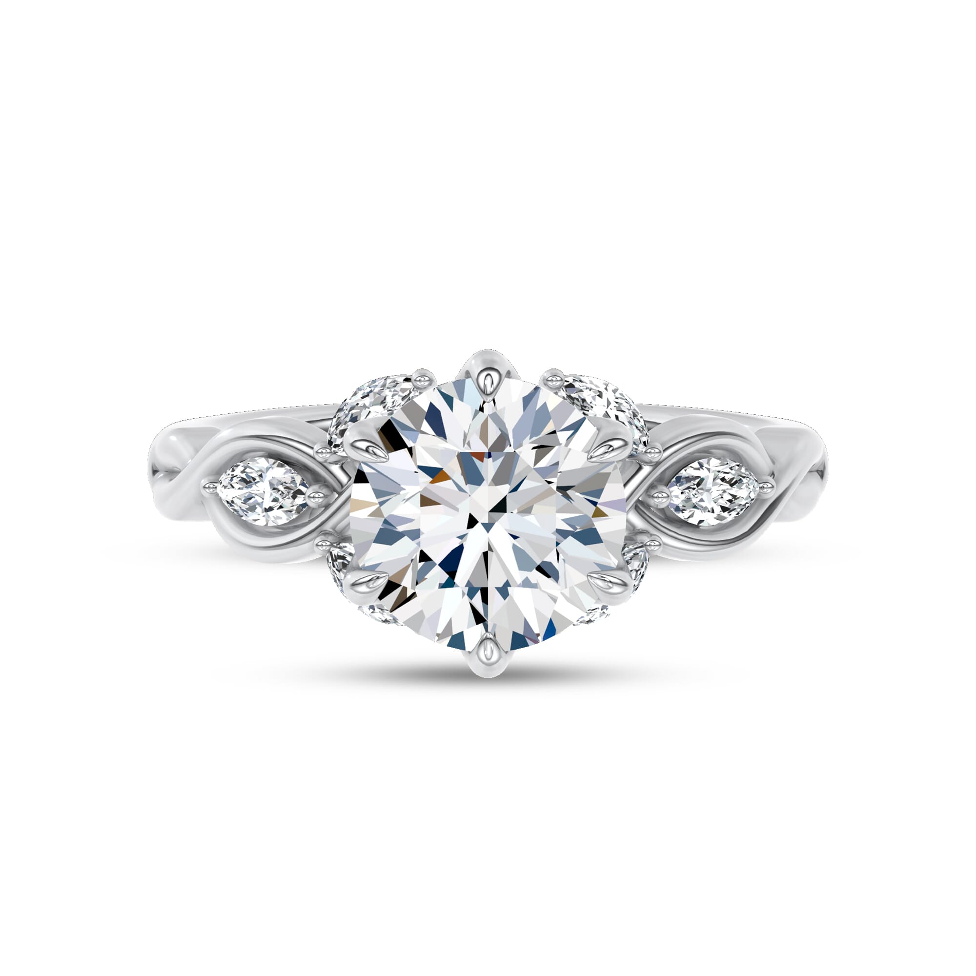 Valora Vine Lab Engagement Ring by Christian Siriano