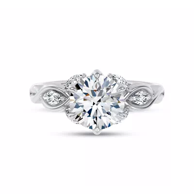 Valora Vine Lab Engagement Ring by Christian Siriano