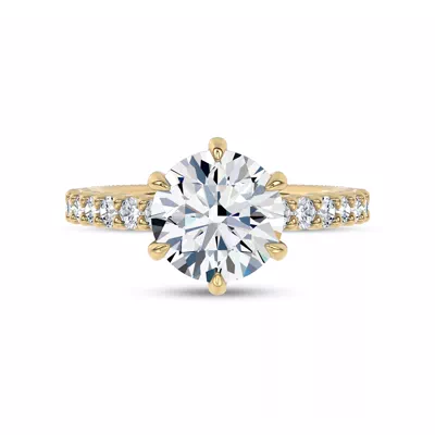 Ovation Pavé Lab Engagement Ring by Christian Siriano