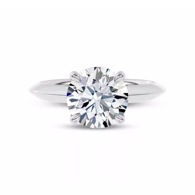 Avant Knife-Edge Lab Engagement Ring by Christian Siriano