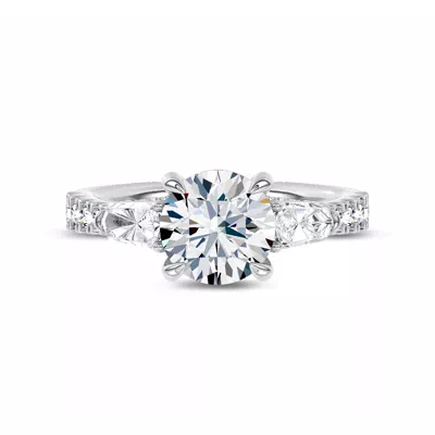 Ondina Pavé Lab Diamond Engagement Ring by Christian Siriano