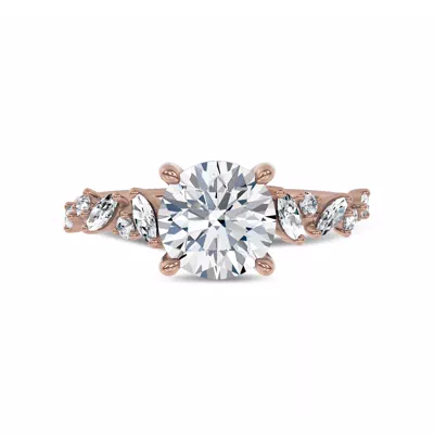 Hayley Scattered Diamond Engagement Ring