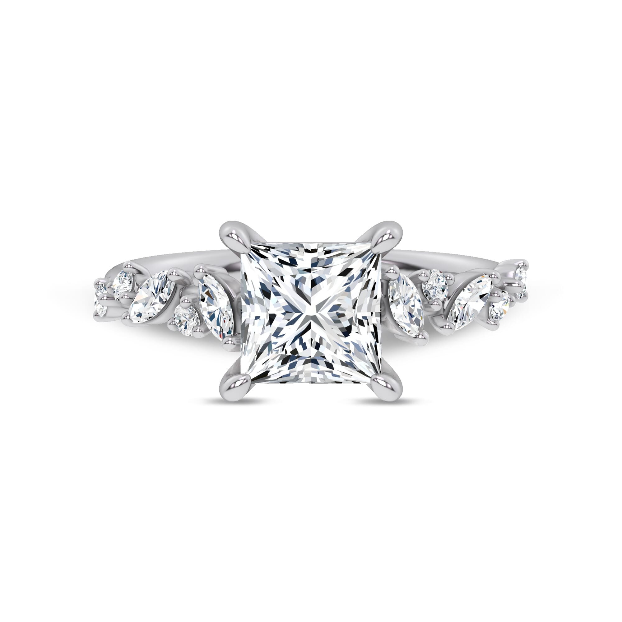 Setting Hayley Scattered Lab Diamond