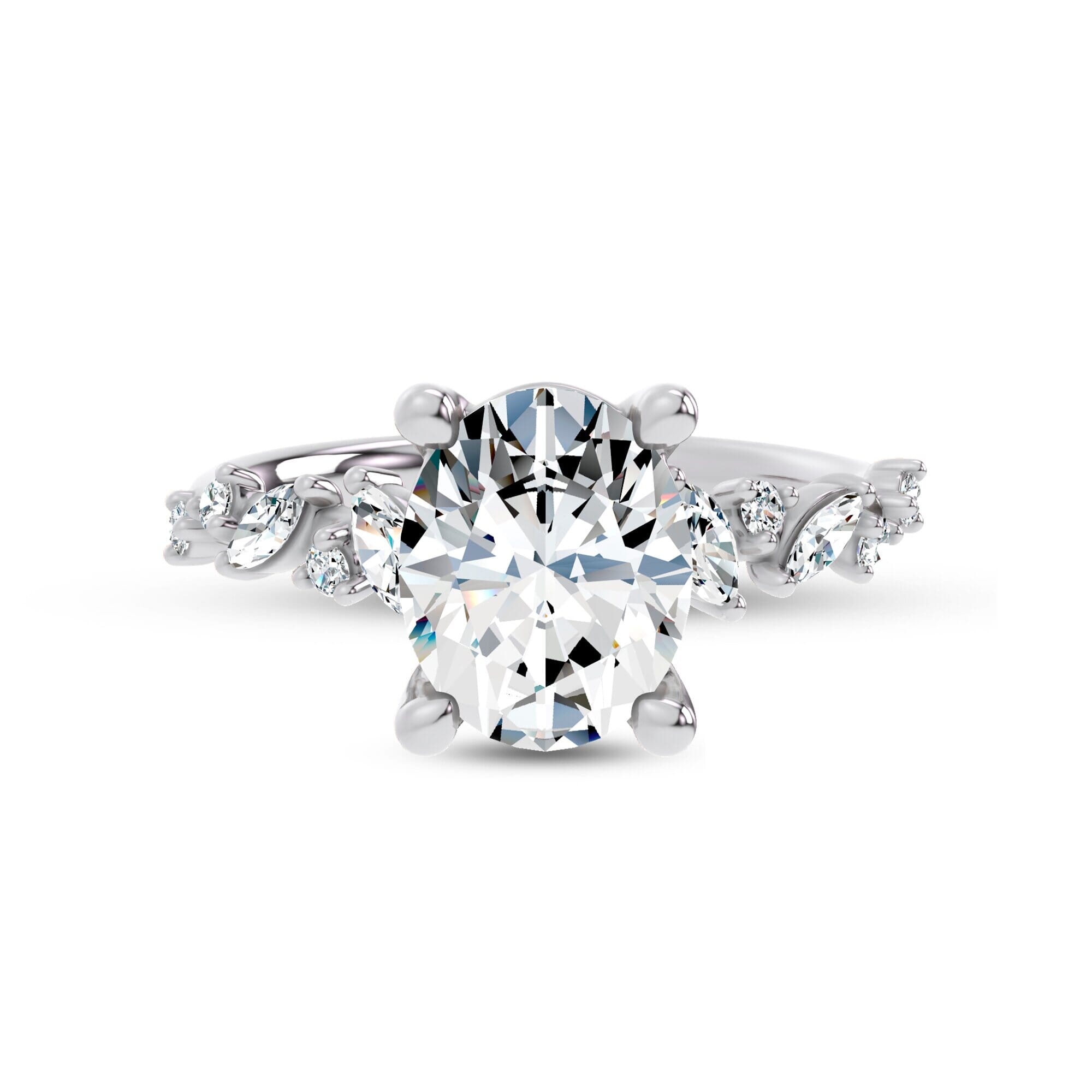 Setting Hayley Scattered Lab Diamond