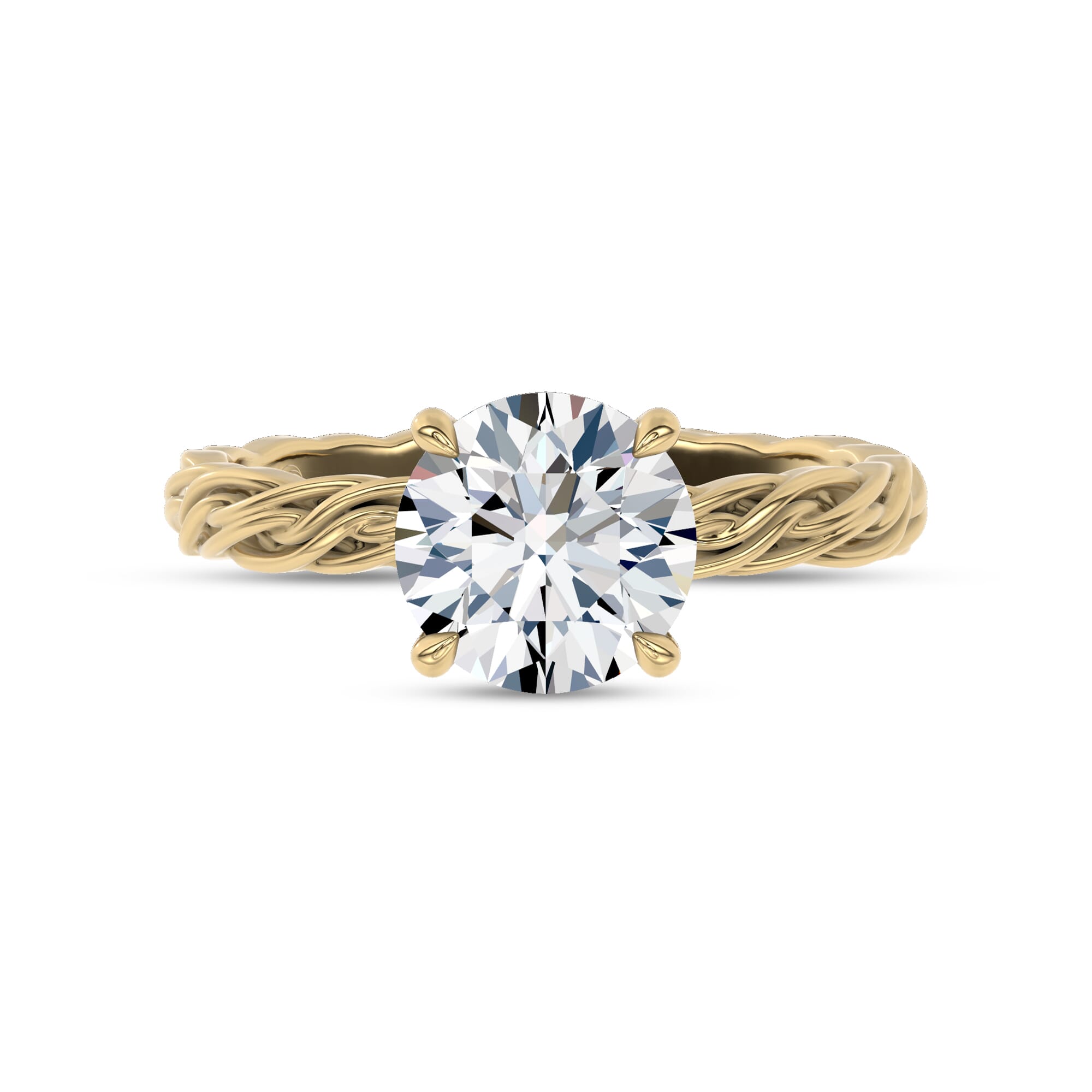 Woven Love Eternity Engagement Ring by Christian Siriano