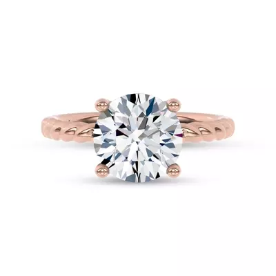 Yarn Twist Engagement Ring by Christian Siriano