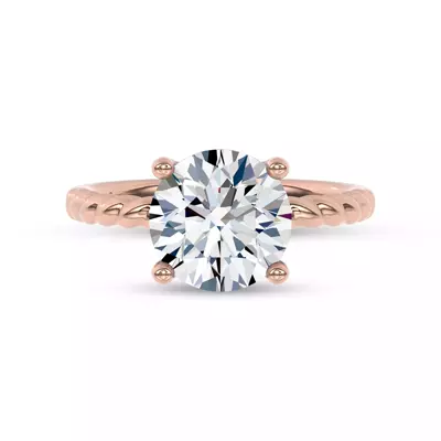 Yarn Twist Engagement Ring by Christian Siriano