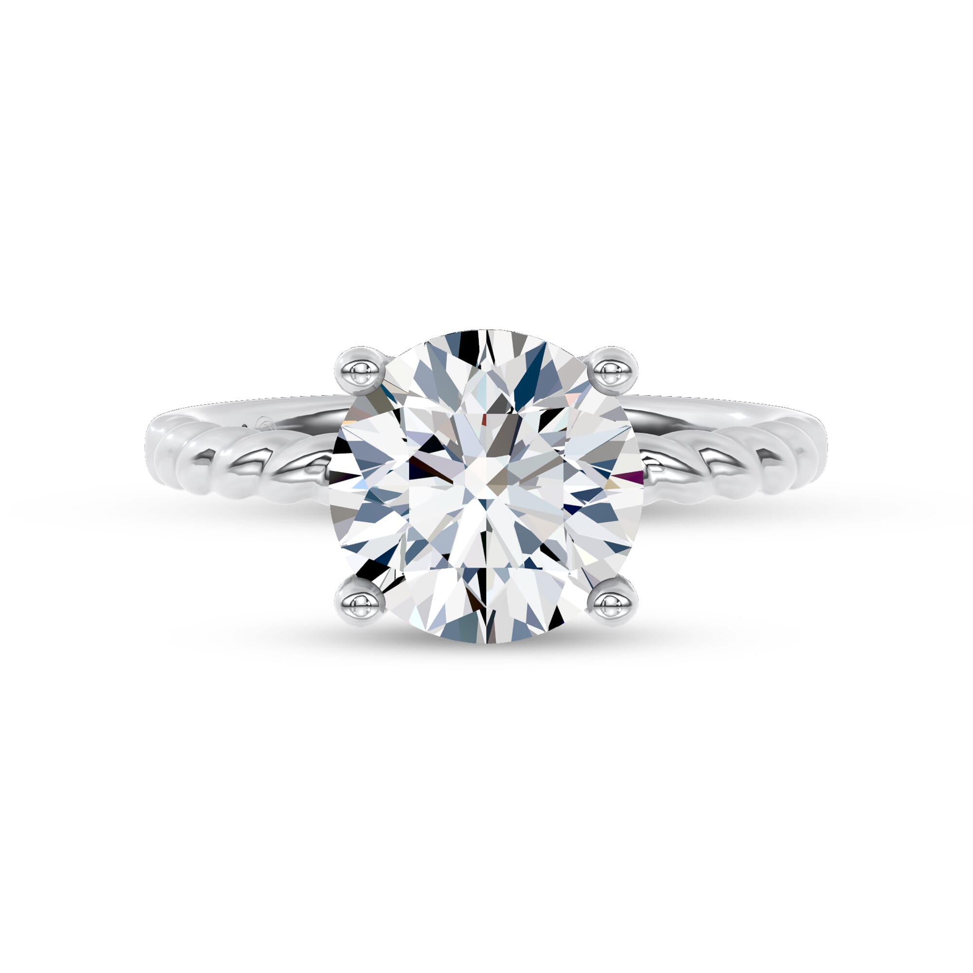 Yarn Twist Engagement Ring by Christian Siriano