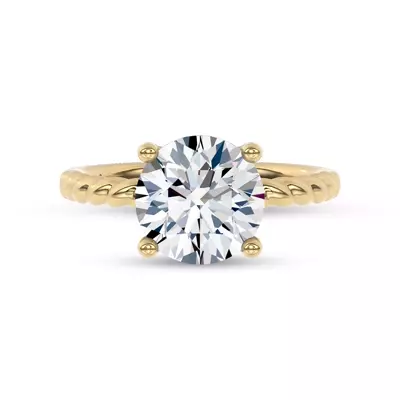 Yarn Twist Engagement Ring by Christian Siriano